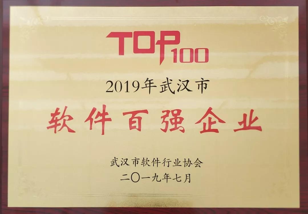99499威尼斯动力荣获2019年武汉市软件百强企业榜单第一名